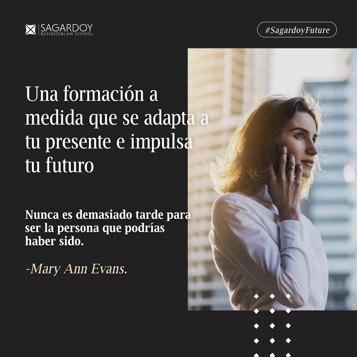 Sagardoy Business & Law School (@sagardoyschool) on Twitter photo <a href="/sagardoyschool/">Sagardoy Business & Law School</a> pone a tu disposición diferentes opciones de #financiación para que puedas escoger una #formación a medida.
También contamos con una activa #bolsadeempleo. Te facilitamos asesoramiento y #ofertas adecuadas a tu perfil y expectativas.
¿Hablamos sobre tu futuro?✨ <a href="/sagardoyschool/">Sagardoy Business & Law School</a> pone a tu disposición diferentes opciones de #financiación para que puedas escoger una #formación a medida.
También contamos con una activa #bolsadeempleo. Te facilitamos asesoramiento y #ofertas adecuadas a tu perfil y expectativas.
¿Hablamos sobre tu futuro?✨