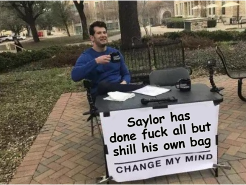 67Crazydad's tweet photo. @saylor Maxis - I can listen to him every day forever. I get goosebumps and cry of happiness understanding digital power and conservation of energy. I believe Saylor probably has the most in-depth understanding of digital property and energy, preaching to as many as possible.
Me- https://t.co/D0x5YM8FIE