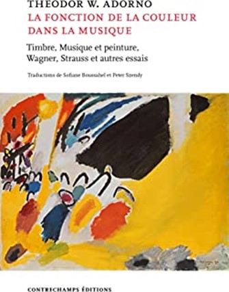 MuzibaoFT's tweet photo. (Note de lecture), Theodor W. Adorno, "La Fonction de la couleur dans la musique, timbre, musique et peinture, Wagner, Strauss et autres essais", par André Hirt https://t.co/vWufDaxh2a