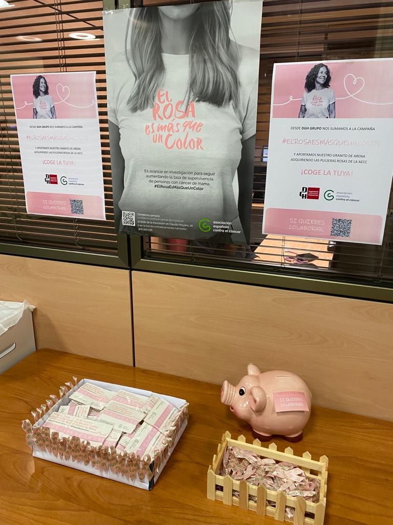 Un año más con motivo del #DiaMundialContraelCáncerdeMama desde DGH Grupo hemos mostrado nuestro apoyo uniéndonos a la campaña #ElRosaEsMásQueUnColor de <a href="/ContraCancerEs/">Asociación Española Contra el Cáncer</a>