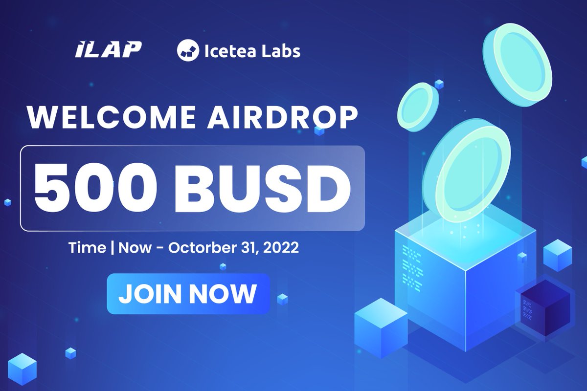 IFO 𝐀𝐢𝐫𝐝𝐫𝐨𝐩 𝐢𝐬 𝐥𝐢𝐯𝐞!!!

💰Total 500 BUSD is waiting for you!

⏲Duration: Oct 20 to Oct 31

🔗Participate in our Airdrop: gleam.io/competitions/g… 
👉 Read more: ifoicetea.substack.com/p/airdrop

🎇Good luck!🎇
#airdrop #rewards #icetealabs #gamefi #ifo