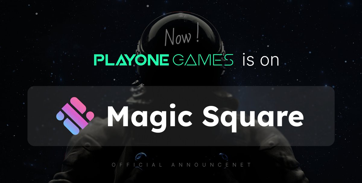 ☕ Breaking news: We’re delighted to announce that PlayOne Games is now listed on Magic store 🎆 Magic Store is the first specialized app store for crypto. Now you can easily access our official links through the magic store😎