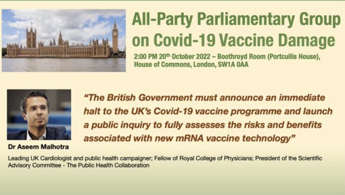 When ex-NHS doctor Aseem Malhotra spread anti-vax disinformation in the House of Comms this week, he sought to bolster his credentials by citing his FRCP - screenshot below. Please can you urgently address this, @RCPhysicians? Your name is being dragged through mud here.