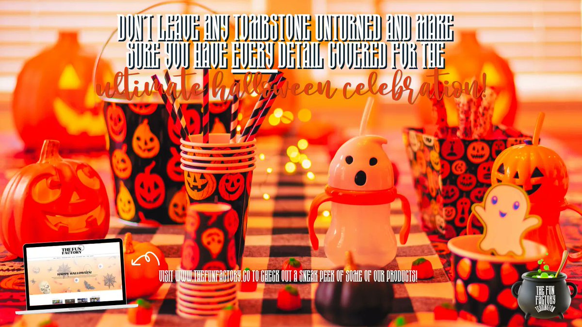 Halloween anxiety? 😱

We have the perfect witches brew! We have the best Halloween products in town, and the best quality balloons to help you plan the spookiest of bashes! With every small detail covered - you can relax and enjoy Halloween in all of it's horrific glory! ☠️