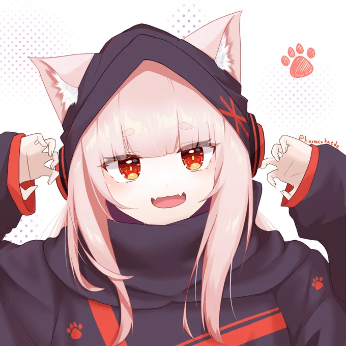 うちの子 もみじちゃん お試しで水玉トーン使ってみた 