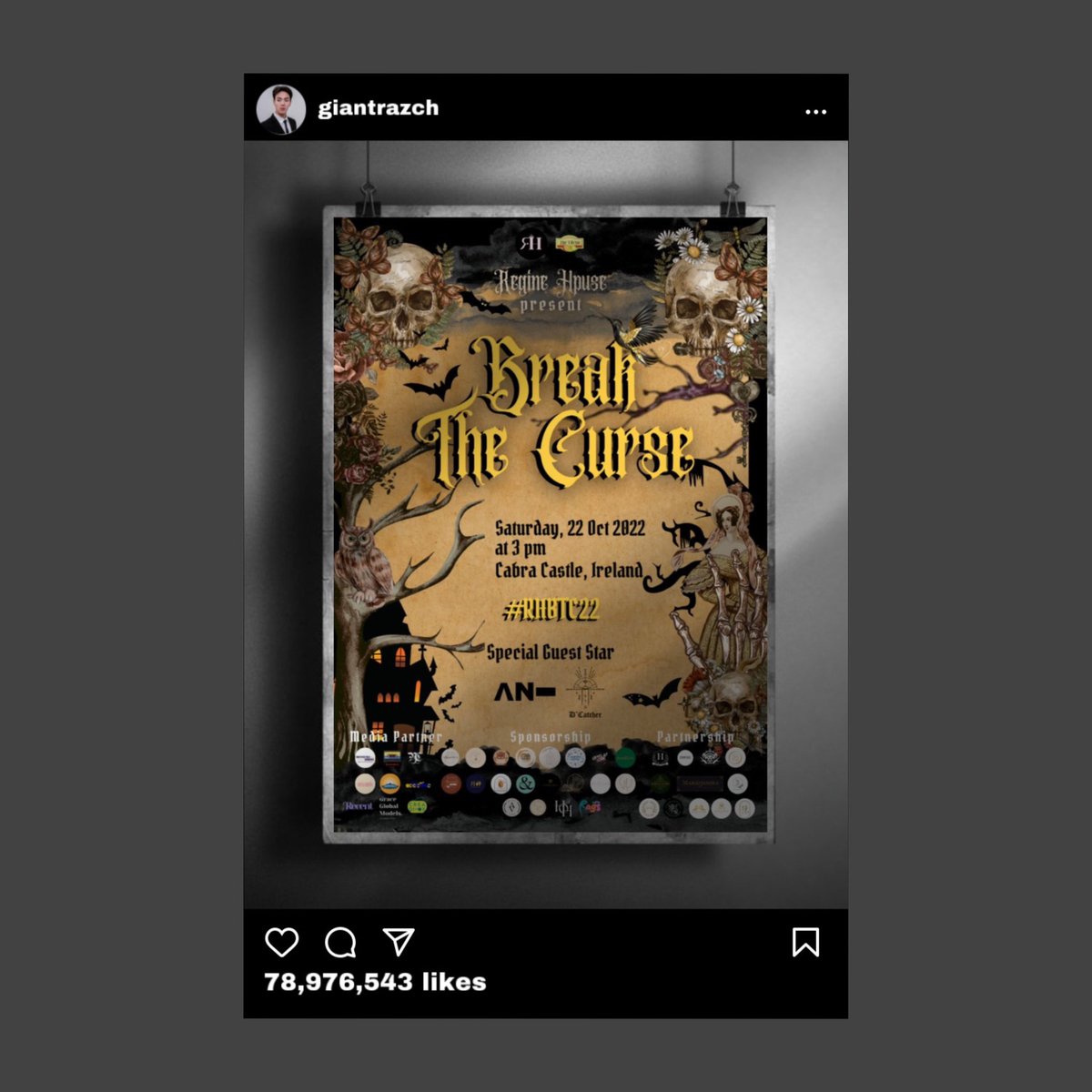 persuaslf's tweet photo. ㅤㅤ

𝙜𝙞𝙖𝙣𝙩𝙧𝙖𝙯𝙘𝙝 𝗶𝗻𝘀𝘁𝗮𝗴𝗿𝗮𝗺 𝗽𝗼𝘀𝘁 
━━━━━━━━━━━━━

Ingat mimpi saya? Sampai sekarang saya belum tau maksud dari mimpi itu apa dan Regine House akan mengadakan acara ‘Break The Curse’. Mungkin mimpi saya ada sangkut pautnya dengan acara ini?

ㅤㅤ https://t.co/jEu3kBm3AD