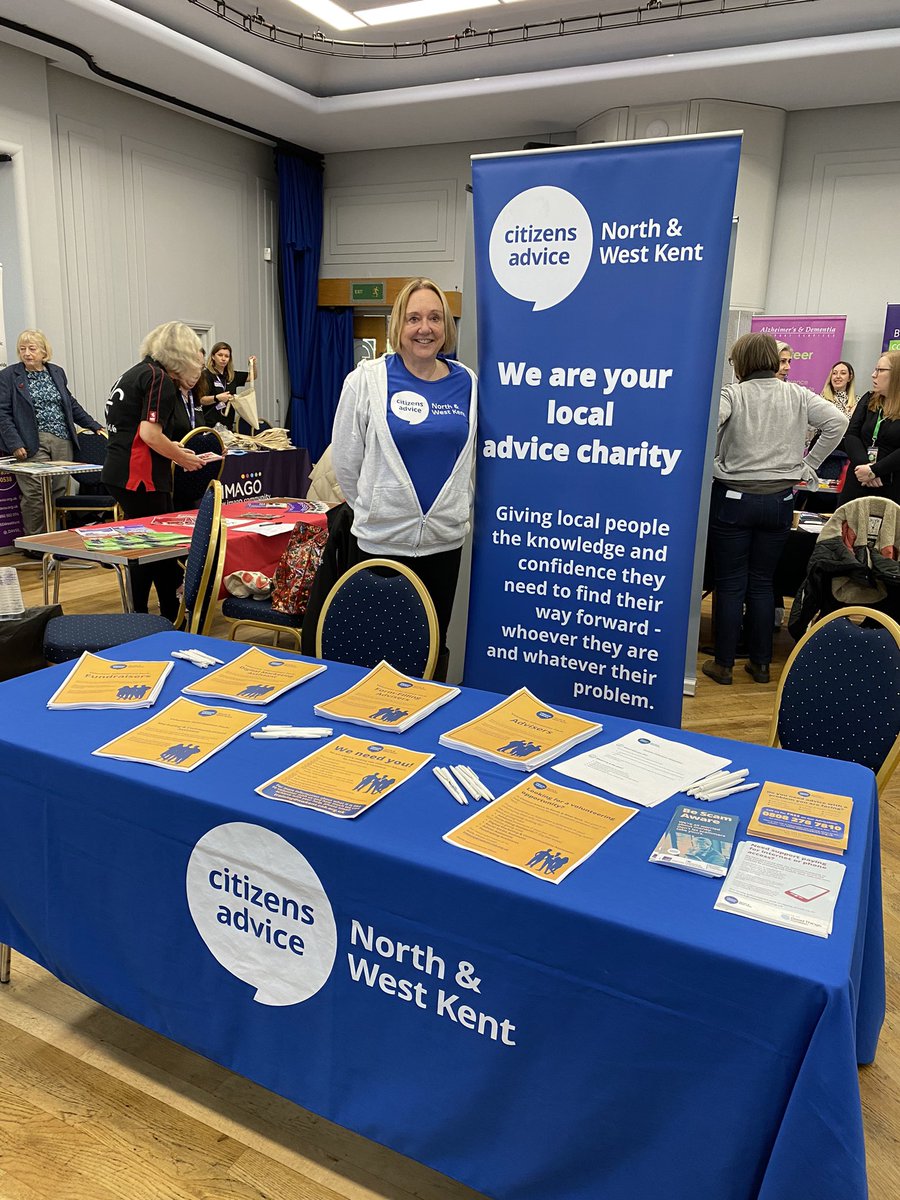 CANWK1's tweet photo. We’re looking forward to meeting lots of potential volunteers at @StagSevenoaks today… come down to the #Sevenoaks #Volunteering Fair 11am-2pm to have a chat about the range of interesting roles we have available #community https://t.co/TRdzevKDvW