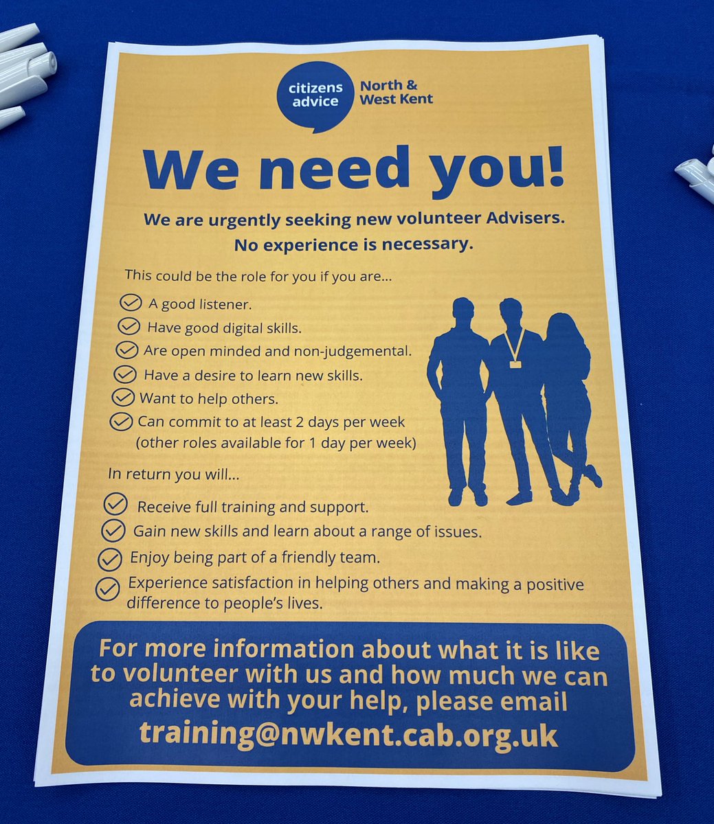 CANWK1's tweet photo. We’re looking forward to meeting lots of potential volunteers at @StagSevenoaks today… come down to the #Sevenoaks #Volunteering Fair 11am-2pm to have a chat about the range of interesting roles we have available #community https://t.co/TRdzevKDvW