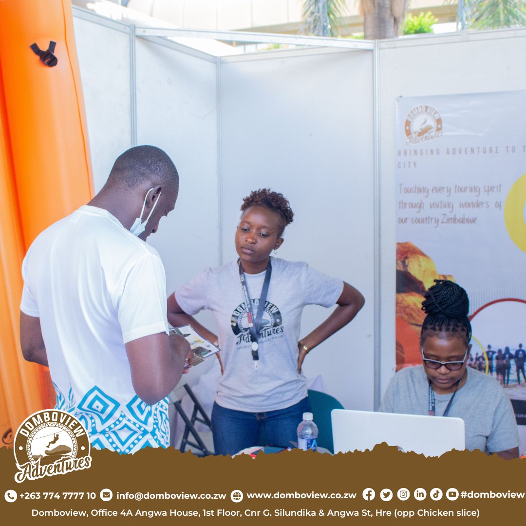 DomboView's tweet photo. Reporting live from the 2022 edition of SME Expo. Make sure to pass by our booth.💃🏽💃🏽💃🏽
https://t.co/BM8A2MkWFZ
#domboview #SMEexpo #business #greenpools #domboviewadventures #adventure #travelcompany #tourcompany #explore #tour #mutorashangagreenpools #teambuilding #hiking https://t.co/NGmXQvaOQ2