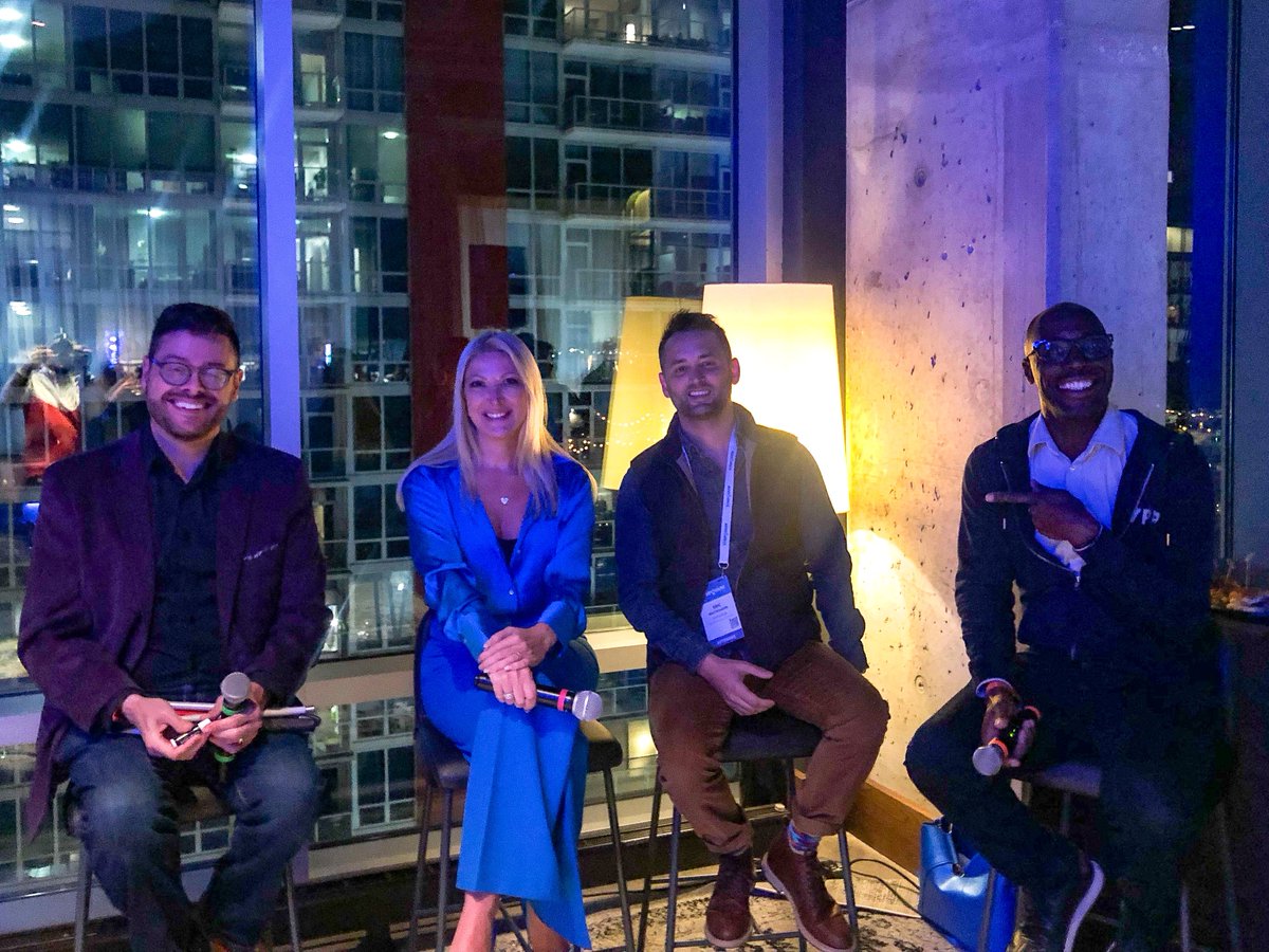Wunderman Thompson Technology (@wunthompsontech) on Twitter photo 🎤 Great to talk to <a href="/WunThompson/">Wunderman Thompson</a>'s Josh Loebner, <a href="/eSSENTIa11y/">eSSENTIAL Accessibility</a>'s Dana Randall & <a href="/ConEdison/">Con Edison</a>'s Eric Mastroianni at last night's <a href="/WPP/">WPP</a>'s #SitecoreSYM after party to understand what organisations should be prioritising when trying to ensure experiences are #accessible to all. 👏 🎤 Great to talk to <a href="/WunThompson/">Wunderman Thompson</a>'s Josh Loebner, <a href="/eSSENTIa11y/">eSSENTIAL Accessibility</a>'s Dana Randall & <a href="/ConEdison/">Con Edison</a>'s Eric Mastroianni at last night's <a href="/WPP/">WPP</a>'s #SitecoreSYM after party to understand what organisations should be prioritising when trying to ensure experiences are #accessible to all. 👏