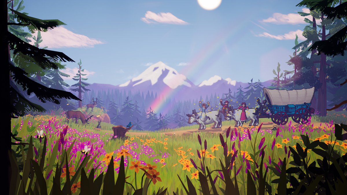 「1971年初公開の名作SLGシリーズ公式最新作『The Oregon Trail」|⚡Game*Spark⚡のイラスト