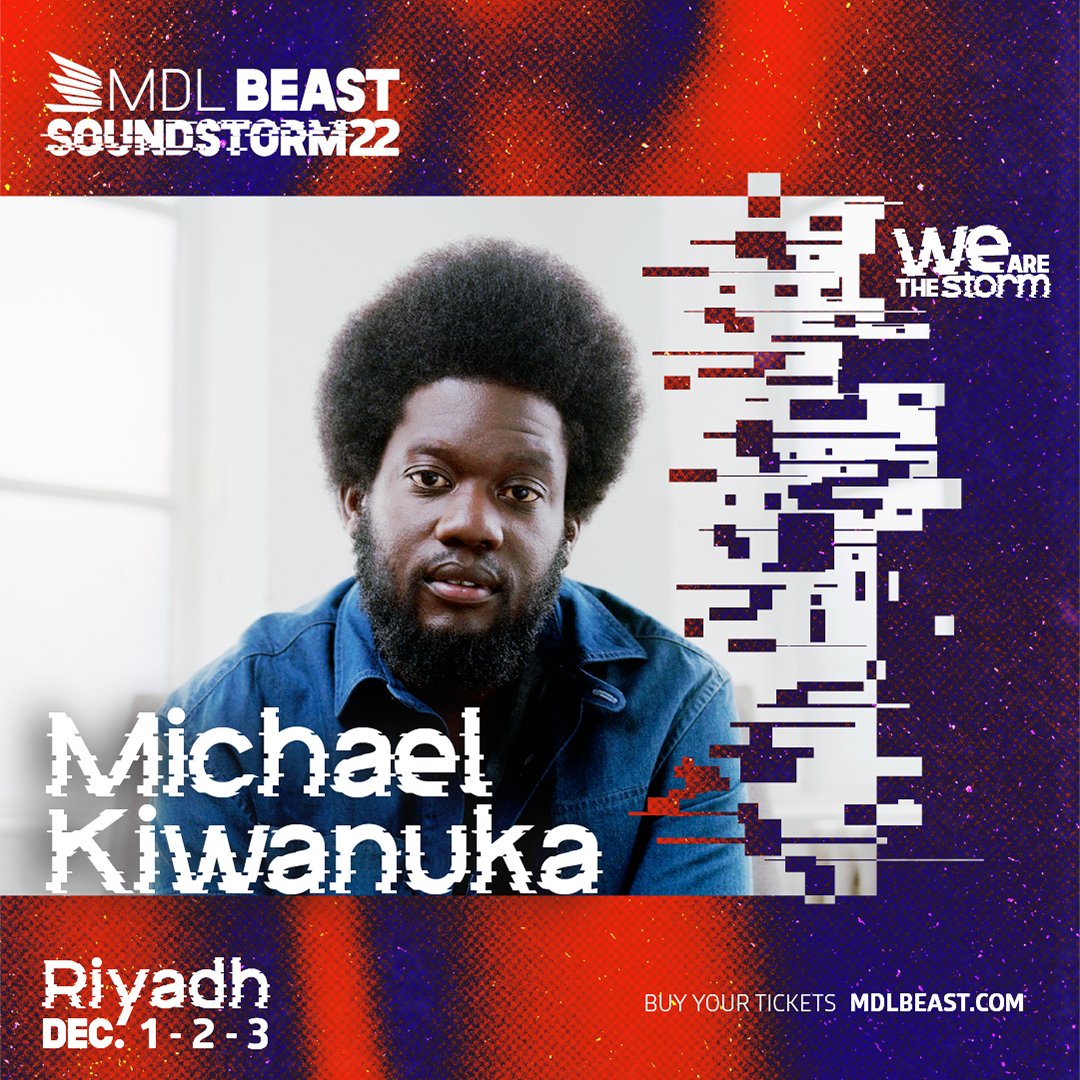 Michael Kiwanuka (@michaelkiwanuka) on Twitter photo Michael will be performing at <a href="/MDLBEAST/">مدل بيست | MDLBEAST</a> #SOUNDSTORM2022 in December.
mdlbeast.com/events/soundst… Michael will be performing at <a href="/MDLBEAST/">مدل بيست | MDLBEAST</a> #SOUNDSTORM2022 in December.
mdlbeast.com/events/soundst…