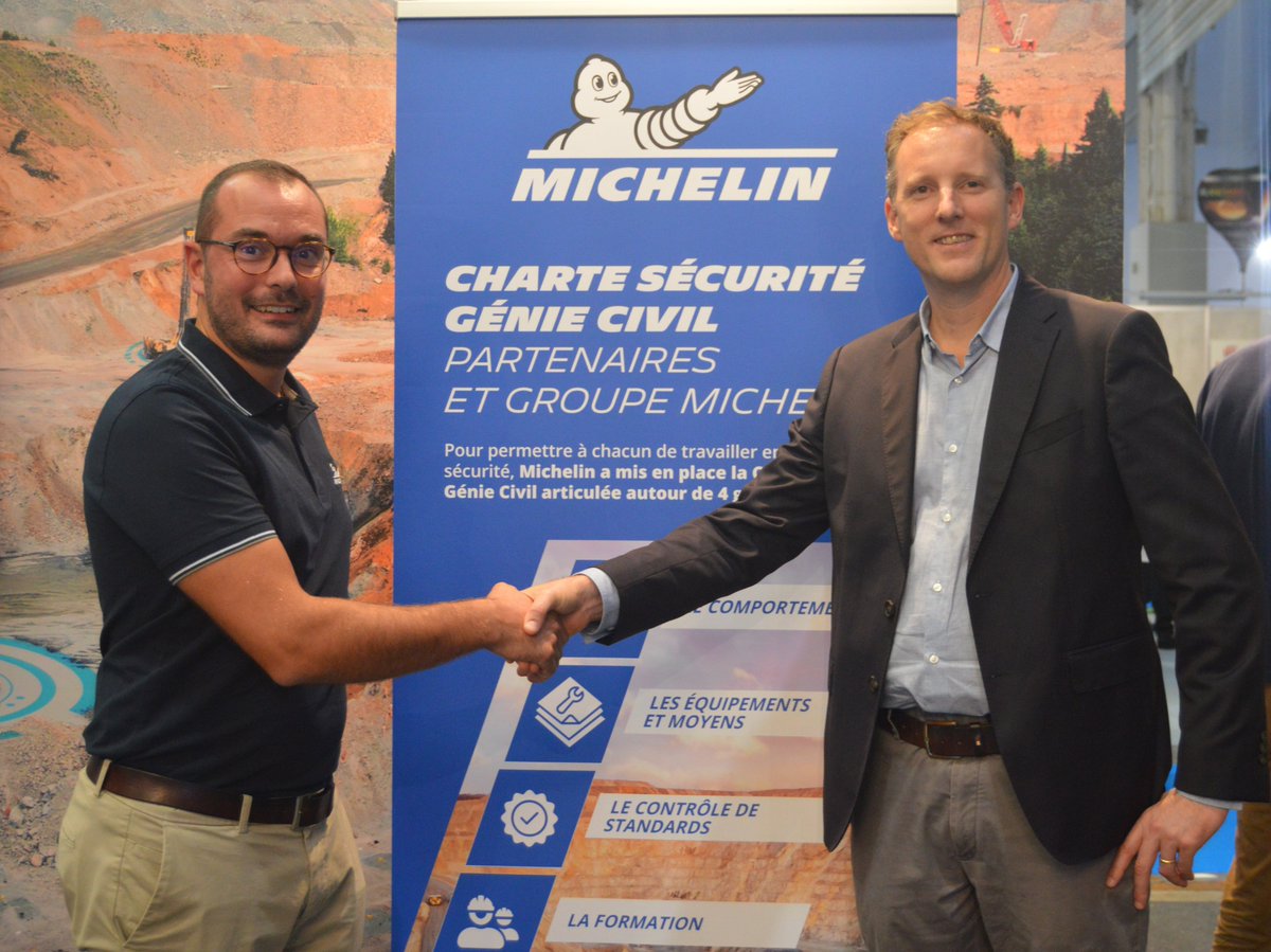 <a href="/Euromaster_Fr/">Euromaster France</a> partenaire de la charte sécurité élaborée par <a href="/Michelin/">Michelin</a> afin de garantir un haut niveau de sécurité pour toutes les interventions génie civil. La signature de cette charte a été officialisée à l'occasion du salon #SIM2022 à Marseille
#michelin #euromaster #sécurité