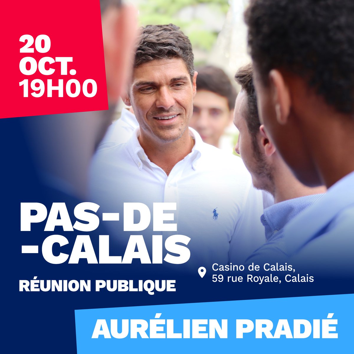 Retrouvons-nous à 19h ce soir à Calais !