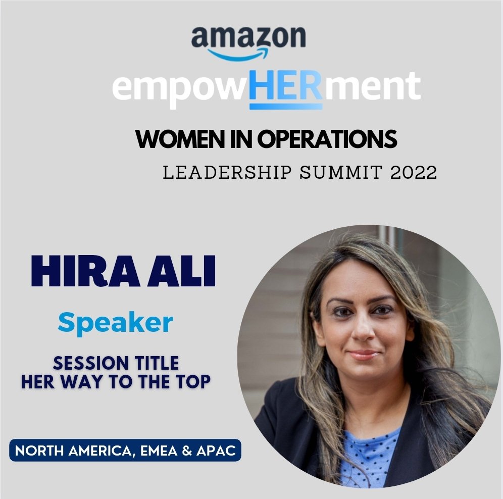 advancingyou's tweet photo. I will deliver a core season for @amazon titled Her Way To The Top at the Women in Operations Leadership Summit from 19-21 November. As an external speaker, I am excited to be the only speaker  delivering the session to all three regions; #NorthAmerica #EMEA #APAC #herwaytothetop https://t.co/sdBihI6VgL