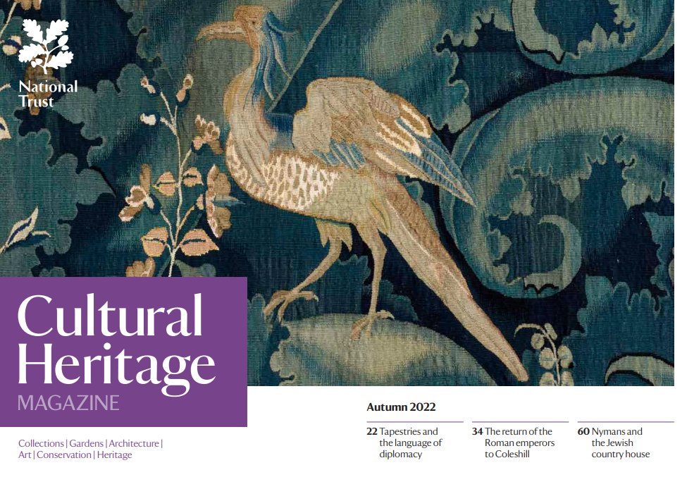The newly launched National Trust Cultural Heritage online magazine showcases the latest curatorial findings, conservation projects, research initiatives + more. Download the Autumn 2022 edition here: bit.ly/3gnNFXm
