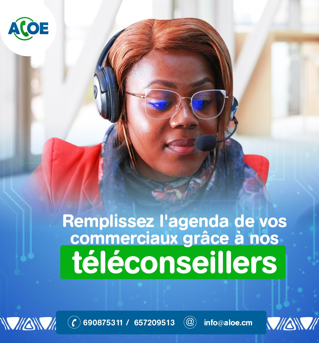Aloe_ets's tweet photo. Remplissez l'agenda de vos commerciaux grâce à nos téléconseillers.

#Digital #call_center #Community_manager #Marketing #Digital_marketing
#Aloefintech #teleconseiller https://t.co/RbePhpFbbW