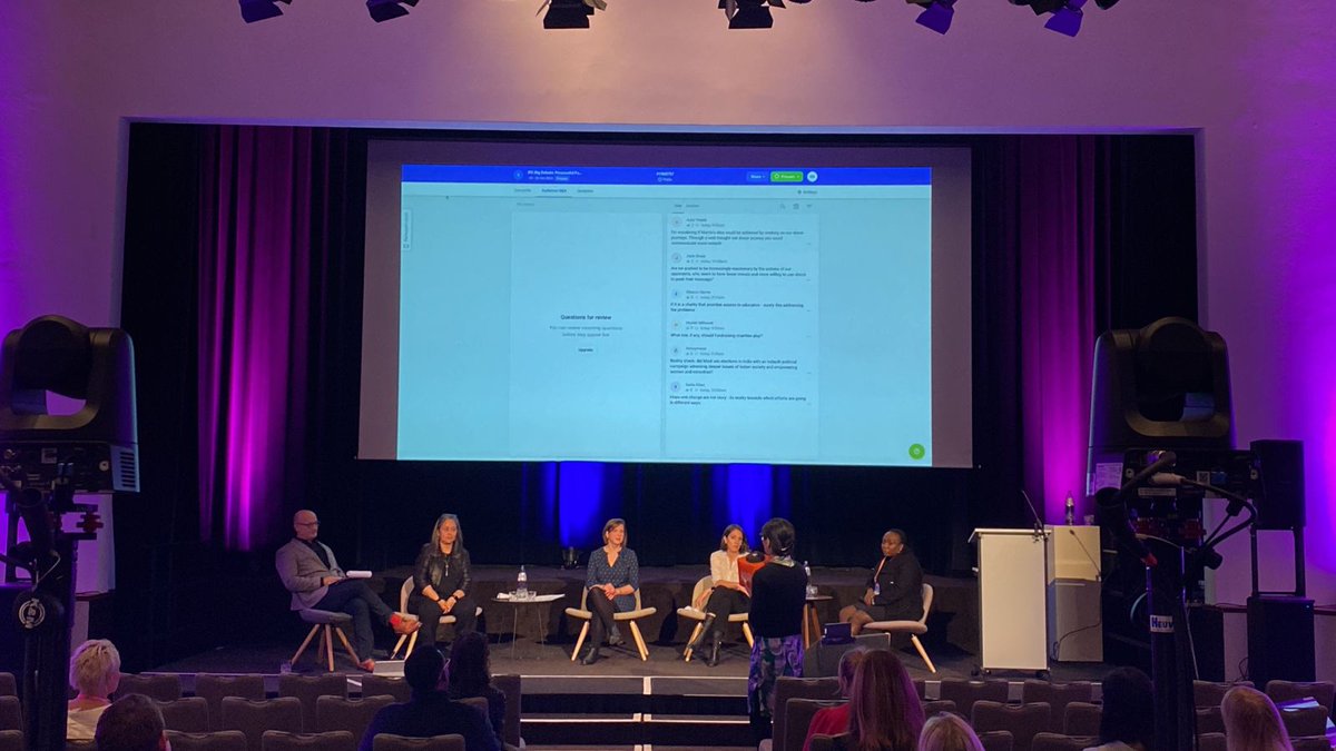 MarcusJEM's tweet photo. Loved hosting the Big Debate panel about Purposeful Fundraising with brilliant @ingridsrinath, @erskinerachel, @emilyabracken and Brenda. Important challenging debate - nuanced, complex, legitimacy, relevance. Need for change - we have responsibility! #ifc2022 @ResAlliance https://t.co/H38HeR79b8