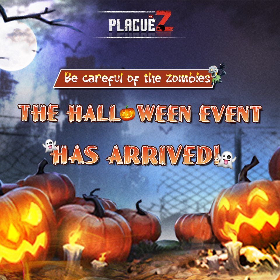 PlagueofZ's tweet photo. 🎃𝓗𝓪𝓵𝓵𝓸𝔀𝓮𝓮𝓷 𝓒𝓪𝓻𝓷𝓲𝓿𝓪𝓵🎃
The #Halloween Event has arrived! 🎃
Have you prepared candies🍬?... But wait, there may be zombies hiding in the ranks of the ghosts! 👻🧟‍♂️👻

#PoZ #CommunityTalk https://t.co/DIBuhR5q4r