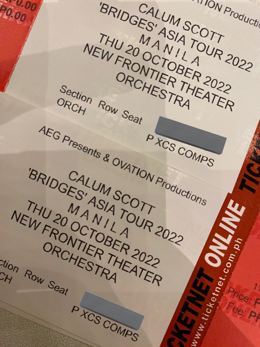 hoelygr4il's tweet photo. Hello! Selling Discounted Orchestra Ticket for Calum Scott's concert.

1K each

#CalumScott #CalumScottManila #CalumScottInManila https://t.co/2ETJUnkF5r