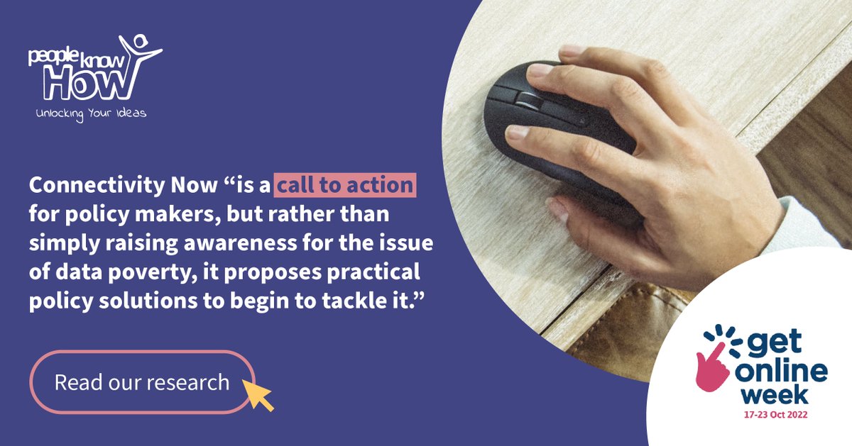 PKHinnovation's tweet photo. We believe that regulating connectivity and addressing the #PovertyPremium can help us tackle data poverty.
This #GetOnlineWeek, read our research analysing both domestic and international approaches to regulating connectivity. #ConnectivityNow
https://t.co/pj5isO9C8m https://t.co/S1Koe1zPFY
