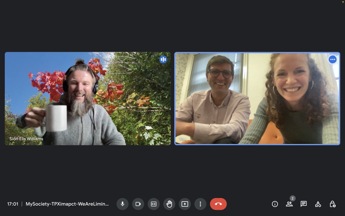 LindaSasta's tweet photo. Belated shout out to the beautiful @rolandharwood @We_Are_Liminal &amp; @sionelis @mySociety for uplifting brainstorming with Lizzie &amp; I @TPXimpact on how we can use our companies to better network UK #ClimateActionTech ecosystem. Collaboration more powerful than comp..Just saying https://t.co/FsHHIkpjYF