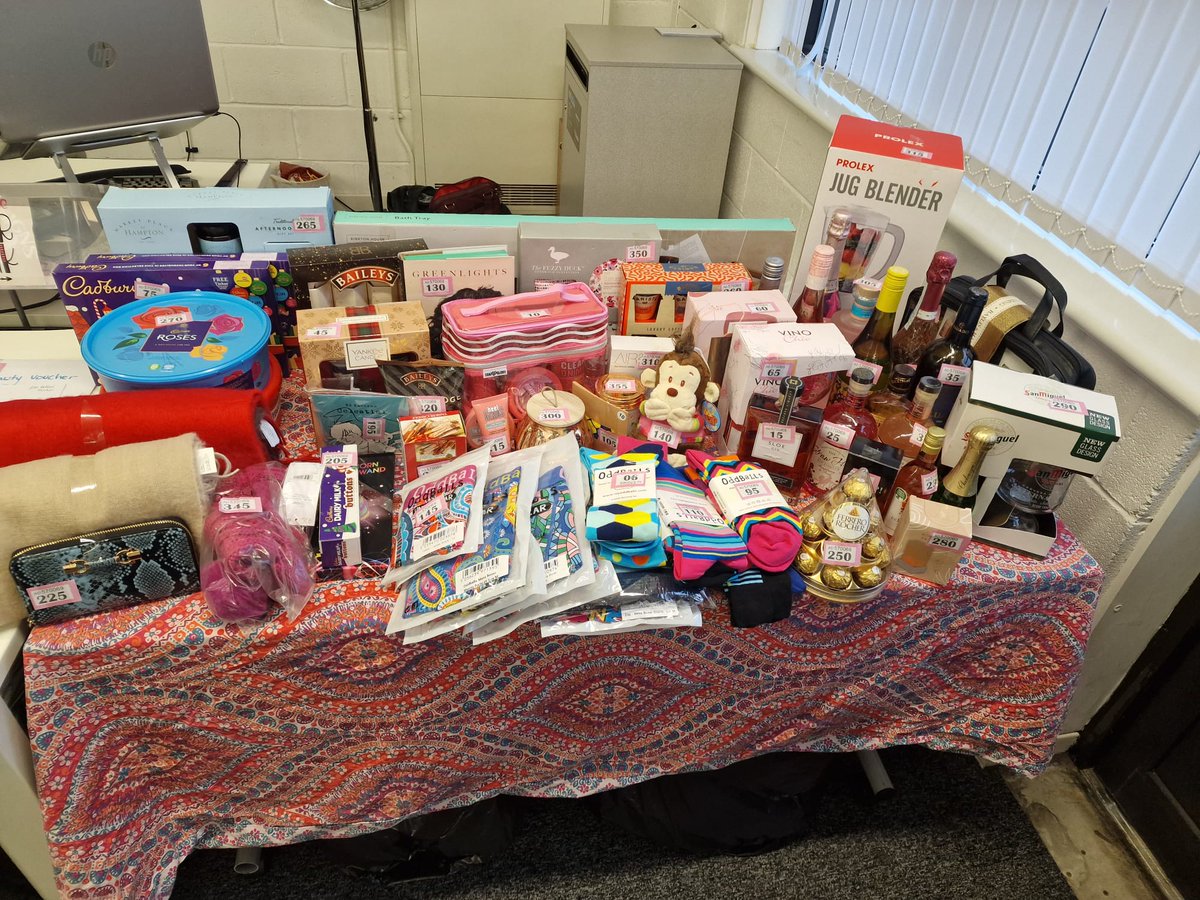 Tomorrow is ‘Wear it pink’ day for the ‘Breast Cancer Now’ charity. 
Our preparations are in full swing, and the tombola is looking fantastic with some amazing prizes to raise money for an amazing cause.

#wearitpink #breastcancerawareness #charityfundraiser