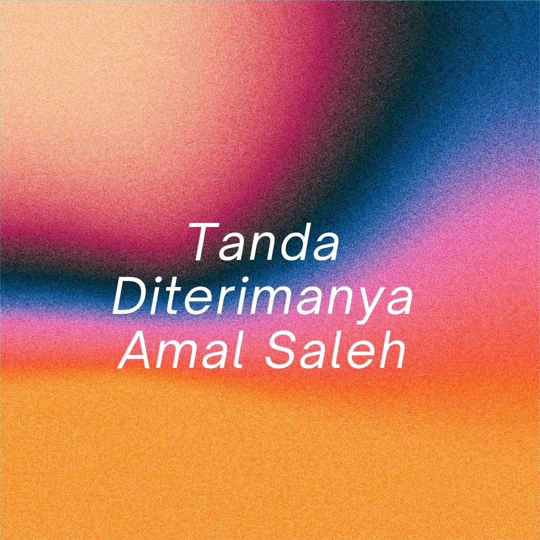 atina091's tweet photo. Tanda Diterimanya Amal Saleh https://t.co/EJcIUY2hUY https://t.co/0laS6JIHHr