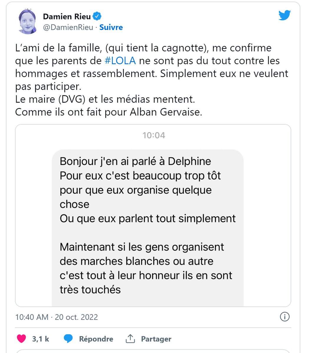 Alors le gvt, les merdias et les gauchiasses??