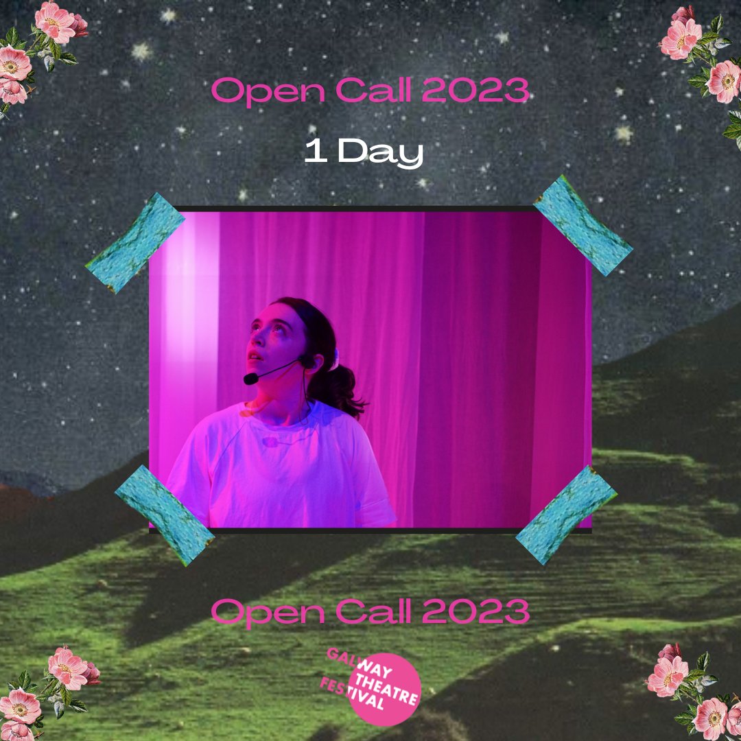 One Day Remaining for Open Call 2023! Applications for Galway Theatre Festival 2023 close tomorrow, Friday 21st October at 10pm. 🎭 To apply see our website: galwaytheatrefestival.com/blogs/news-1/g…