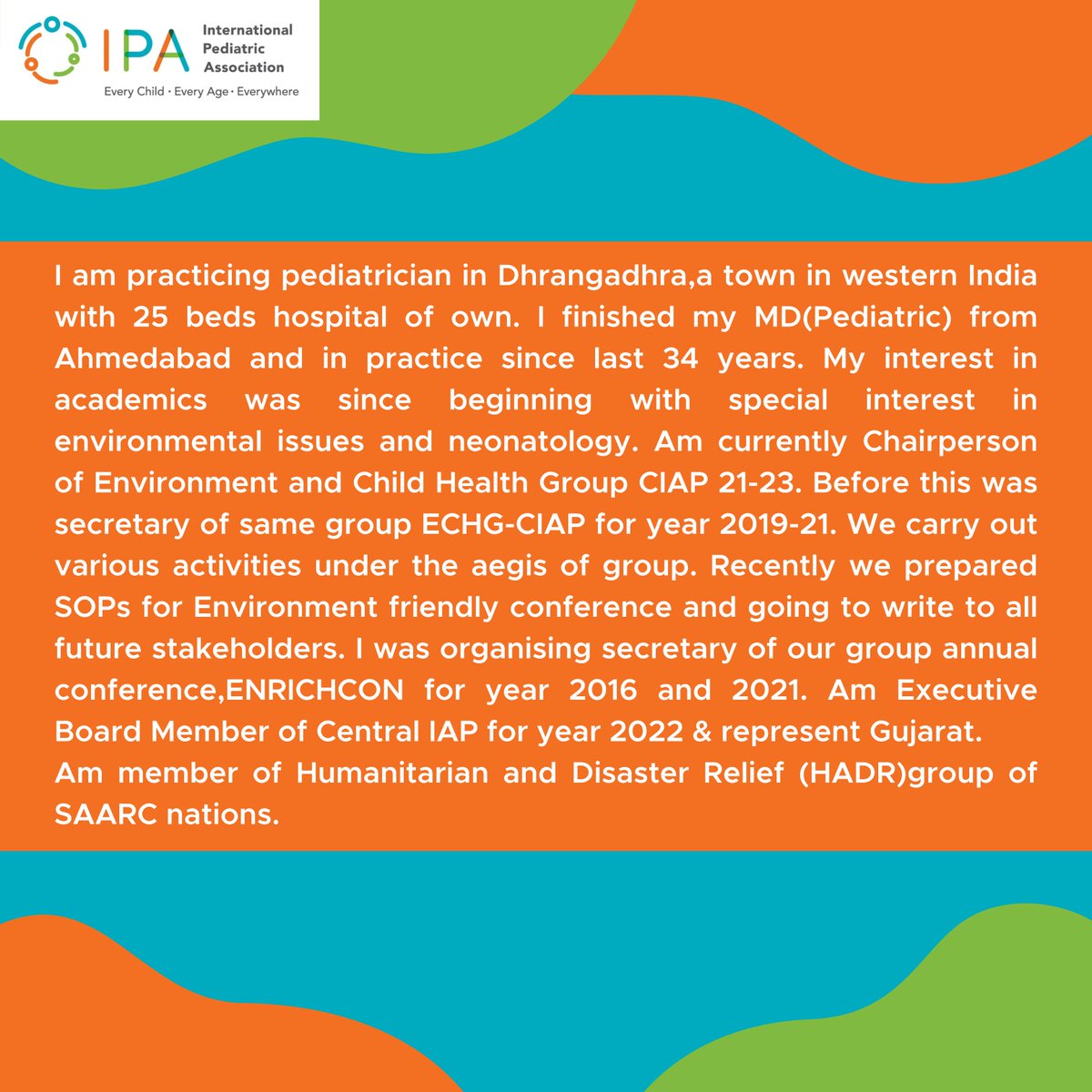 IPAWorldorg's tweet photo. Meet our esteemed speaker!
IPA is proud to introduce Dr. Ramesh Bajania from India as a speaker for the IPA/UNICEF Webinar: "Preventing Children’s Lead Exposure".
Register via the following link: https://t.co/ZnQts375DH
#IPA #IPAWebinar #EnverHasanoglu https://t.co/hNX6pVQIaV