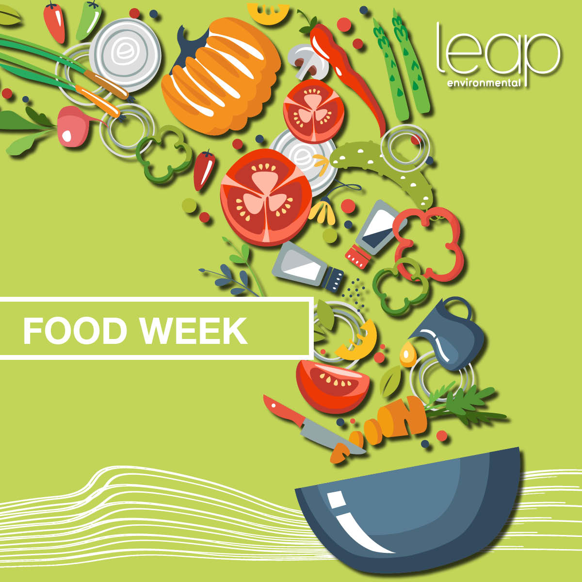 Week 3 of Leap Sustainability Month is food week. This week our team have been more conscious of the amount of food they are wasting and are trying to decrease this to zero. Tell us how you do it in the comments.
#reducefoodwaste #foodweek #sustainabilitymonth #leapenvironmental