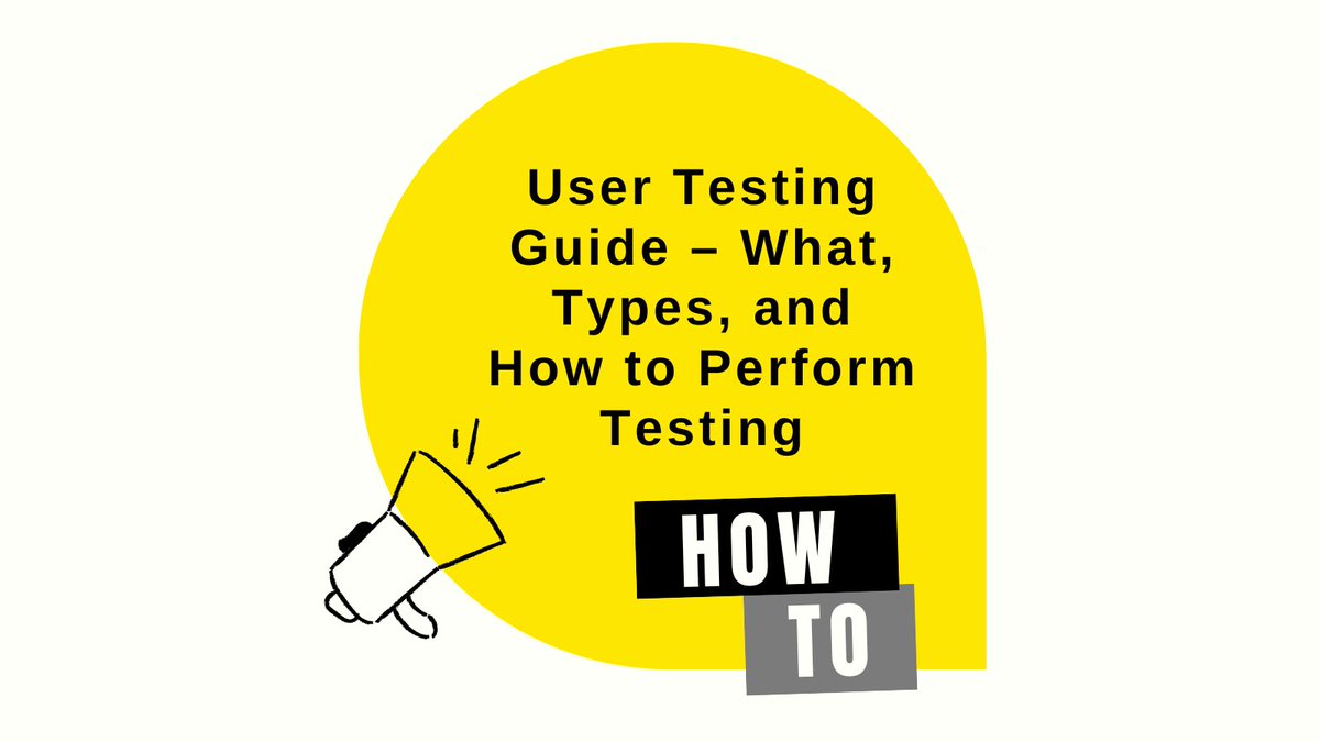 User Testing Guide – What, Types, and How to Perform Testing
#usertesting #saas
designmatch.io/user-testing-g…