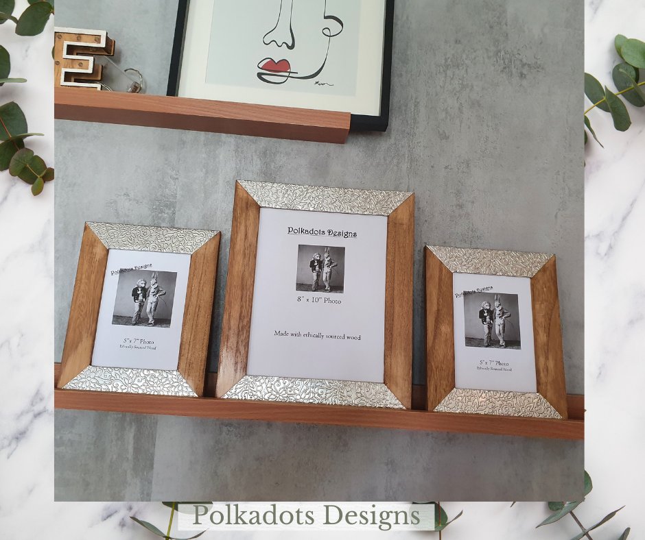 Custom Order PhotoFrame etsy.com/uk/shop/Polkad… #bohoweddings #bohoinspiration #wood #ethicallysourced #photoframe #giftideas #homedecorideas #rustichome #alwaysunique #uniquegifts #etsy #inspirationalart #metalart #metalartist #metal #order #customorder #customorders #pewter