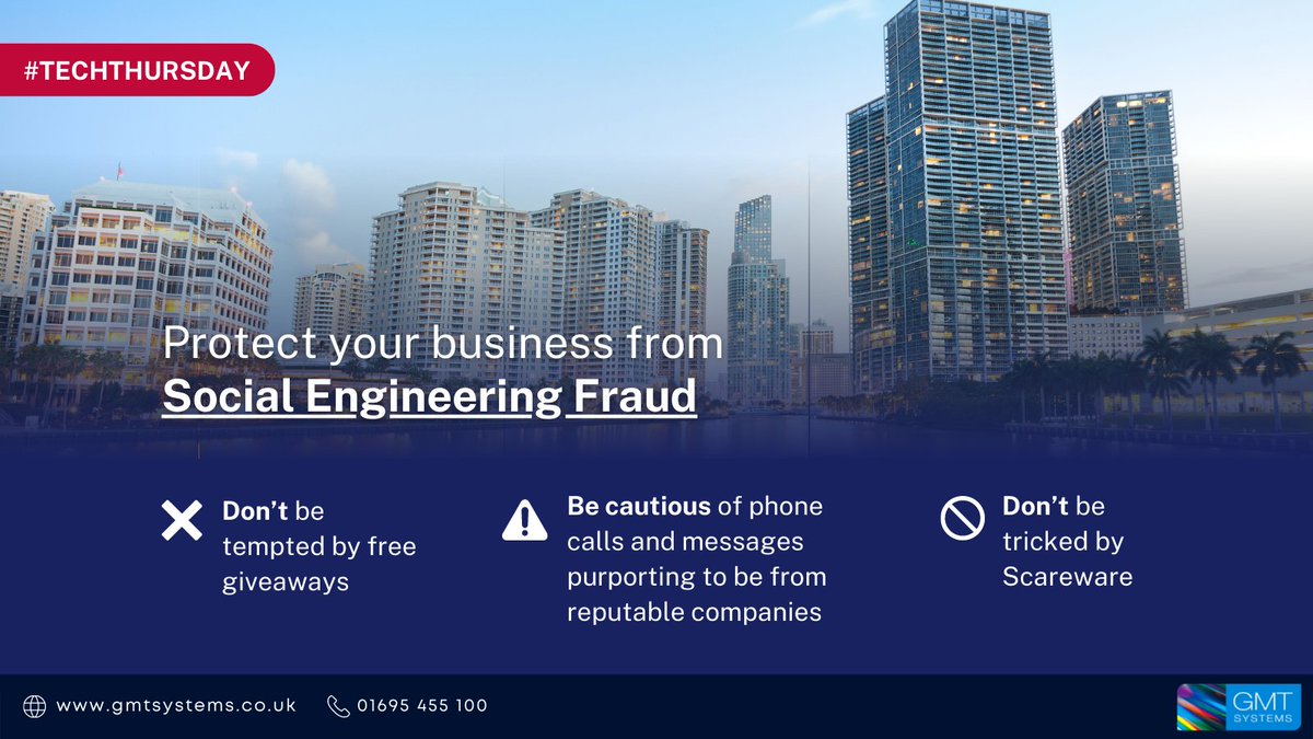 _GMTSystems's tweet photo. With the right precautions you can help protect your business.
#cybersecurity #cyber #emails #infosec #security #gdpr #cybercrime #crime #malware #vulnerabilities #dataprotection #virus #ransomware #phishing #sophos #synchronizedsecurity #Encryption #MFA #2FA https://t.co/a4l8Wz7aXe