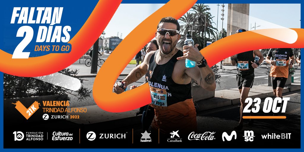 ¿Corres el #21KValencia este domingo? 

¡Comparte y que todos los tuyos lo sepan! 🤳

Vamoooooos 😛🤙💪