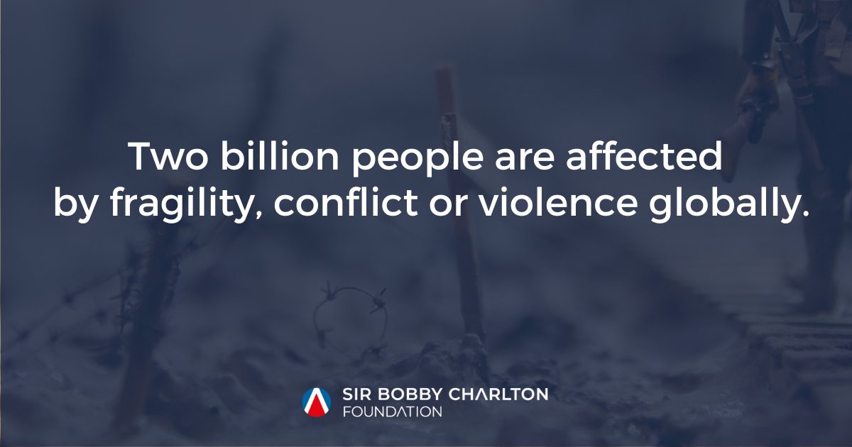 SBCFoundation's tweet photo. At The Sir Bobby Charlton Foundation, we take a long-term view of #conflict and crisis and contribute in practical ways to rebuilding the peace by addressing the economic, social, environmental, and cultural #impactsofwar.
Find out how you can help on our website. https://t.co/GojnXcplpR