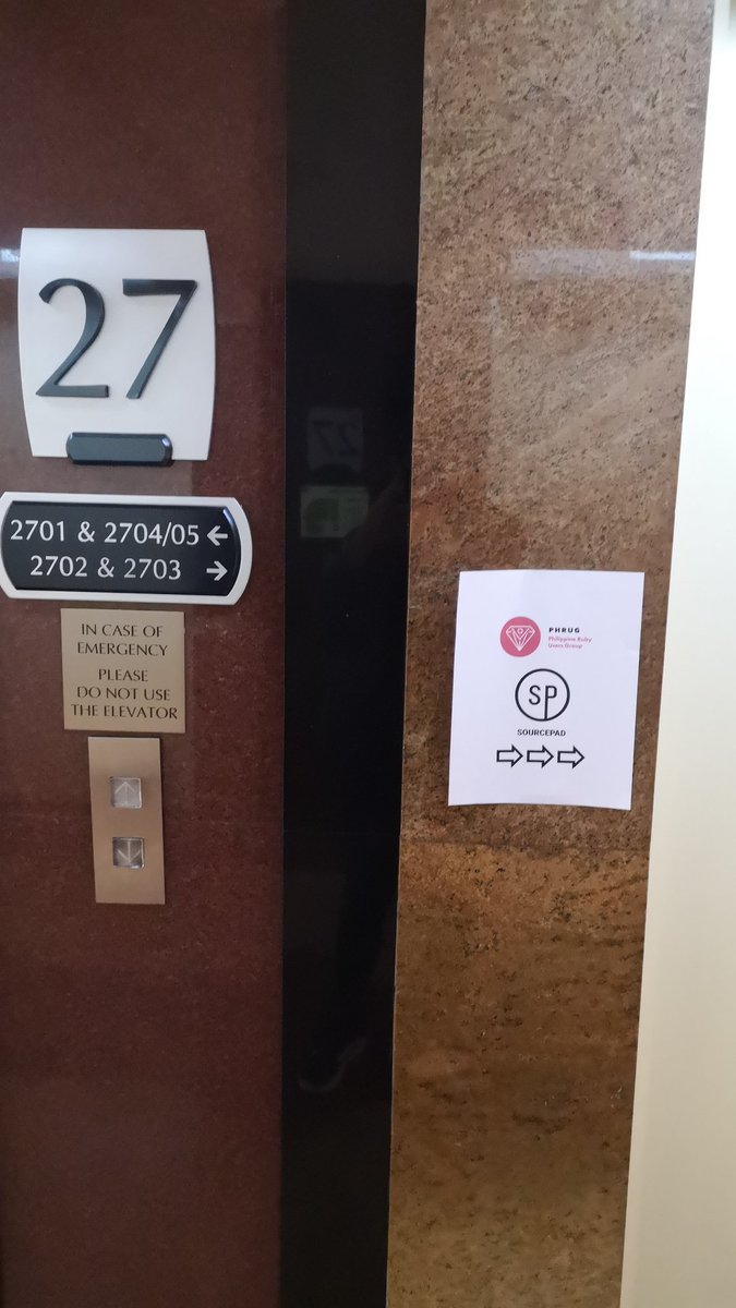 akosipc's tweet photo. I'm here! See you guys in a bit for PHRUG meetup

#phrug #ruby #meetups https://t.co/8SOkRH4irH