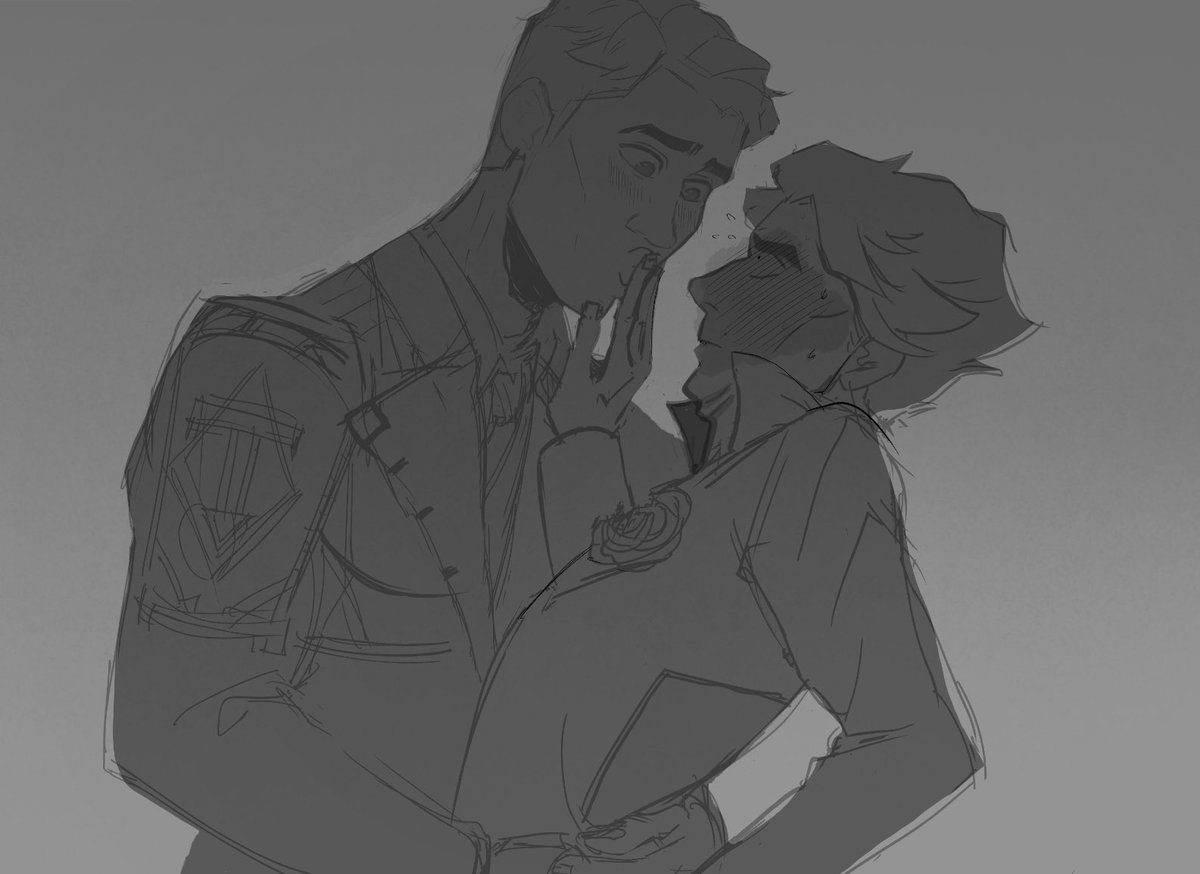 POV: you have crippling social anxiety but decide to attend a formal party with your boyfriend and he tries to kiss you in the middle of the dance floor