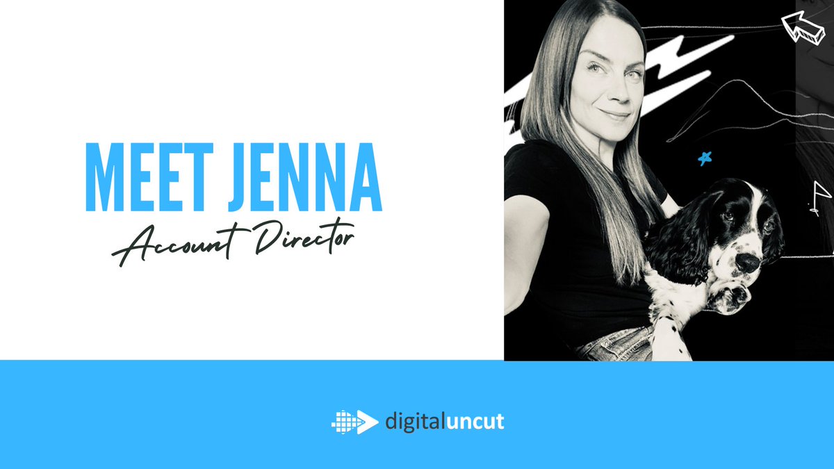 We have a new Account Director on the Digital Uncut team. ⭐️

Welcome, Jenna!