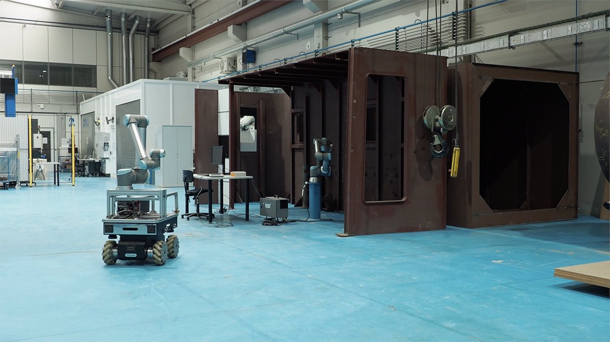 red_5r's tweet photo. Esta es parte de la infraestructura disponible en la fábrica piloto de @aimenct del proyecto #Red5R. Está enfocada en la fabricación de grandes piezas en el sector metalmecánico 🧰 y especialmente en el sector naval ⛴. https://t.co/tIGrmB582Y