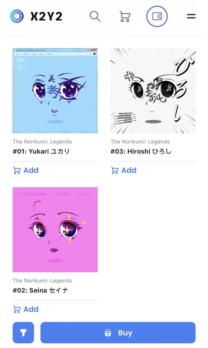 3/77 of the Legends have been minted so far!

We prefer OpenSea but you can find The Norikumi: Legends collection on ALL marketplaces including Rarible, X2Y2 &amp; LooksRare‼️

Wonder who the 4th will be? 🤔