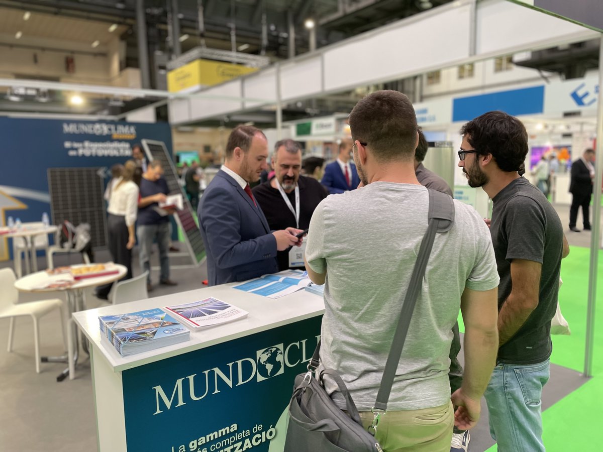¡Ya estamos en #EFINTEC2022!

¡Te esperamos! 👉🗺️ Fira Barcelona pavellón 1: ow.ly/Cxkr50L70h3

👉🎫Entrada GRATIS código ESCODA22: ow.ly/K1Hw50L709P

#atuservicio #SalvadorEscoda #Mundoclima #MundoclimaSolar #MundoclimaBiotherm #MundoclimaAerotherm #renovables #clima