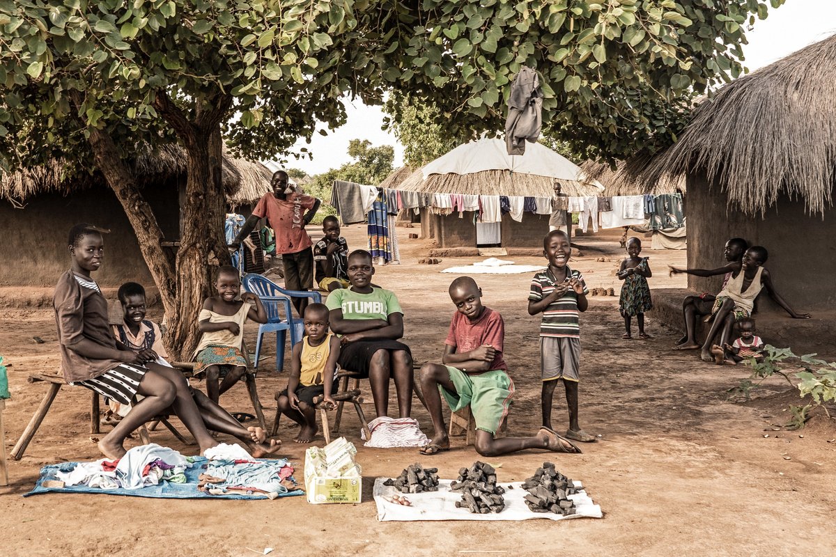 The vast majority of #refugees are South Sudanese who have fled the ongoing civil conflict. Most of the population in Bidi Bidi are children under the age of 18, with limited or no access to education, cultural activities, job opportunities, or the internet. #Uganda