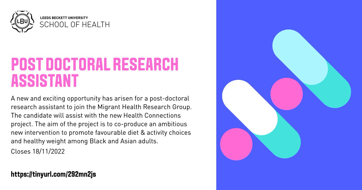 tinyurl.com/292mn2js
#research #researchassistant #Apply #opportunity #jobvacancy 
<a href="/MariaJMaynard/">Maria Maynard</a>