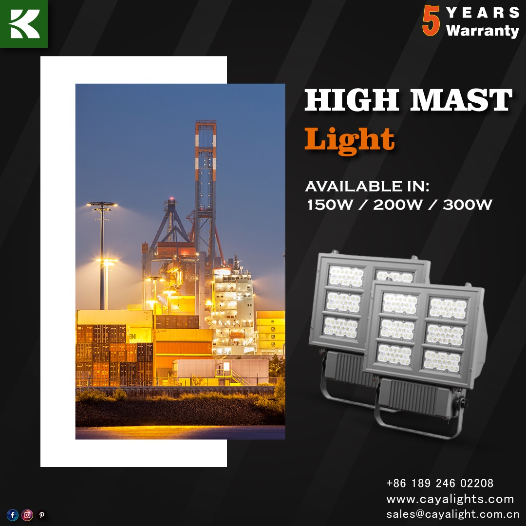 LightsCaya's tweet photo. High Mast Light

Here you can get:https://t.co/Knr3SlN6qN

Follow us on my Social Media Pages:
👉🏻https://t.co/v1ygzUWnQp
👉🏻https://t.co/GIyAXPo1nL
👉🏻https://t.co/8Vg5q1X7HS

Contact Us:
📨sales@cayalight.com.cn
WhatsApp: +8618924602208

#CayaLights 
#LEDHighMastLight https://t.co/QbwdKsSXEQ