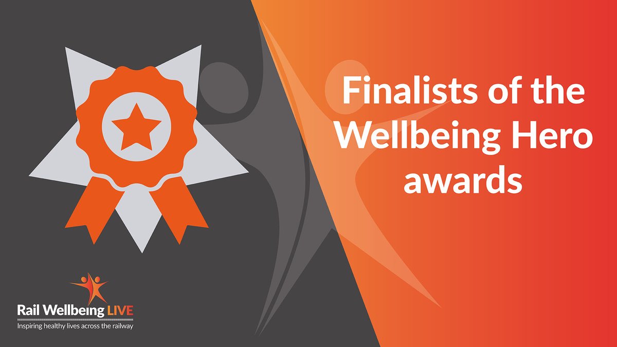 RailWellbeing's tweet photo. DRUMROLL🥁…. The finalists are🥳:
Wellbeing Hero (individual award):
Andy Healey, @SiemensMobility 
Caitriona O'Brien, Network Rail
Jenny Mullett, @ColasRailUK / @midlandtram 
Louise Williams, @HitachiRailENG
Nicola Dawson, @ScotRail https://t.co/2mmUg78H6y