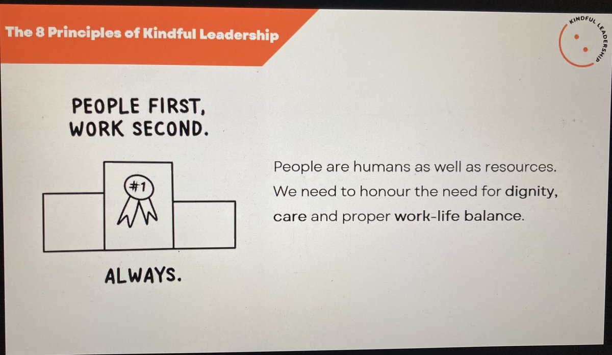 Absolutely inspired by the Kindful Leadership presentation by the brilliant @grahamallcott this morning #avm2022