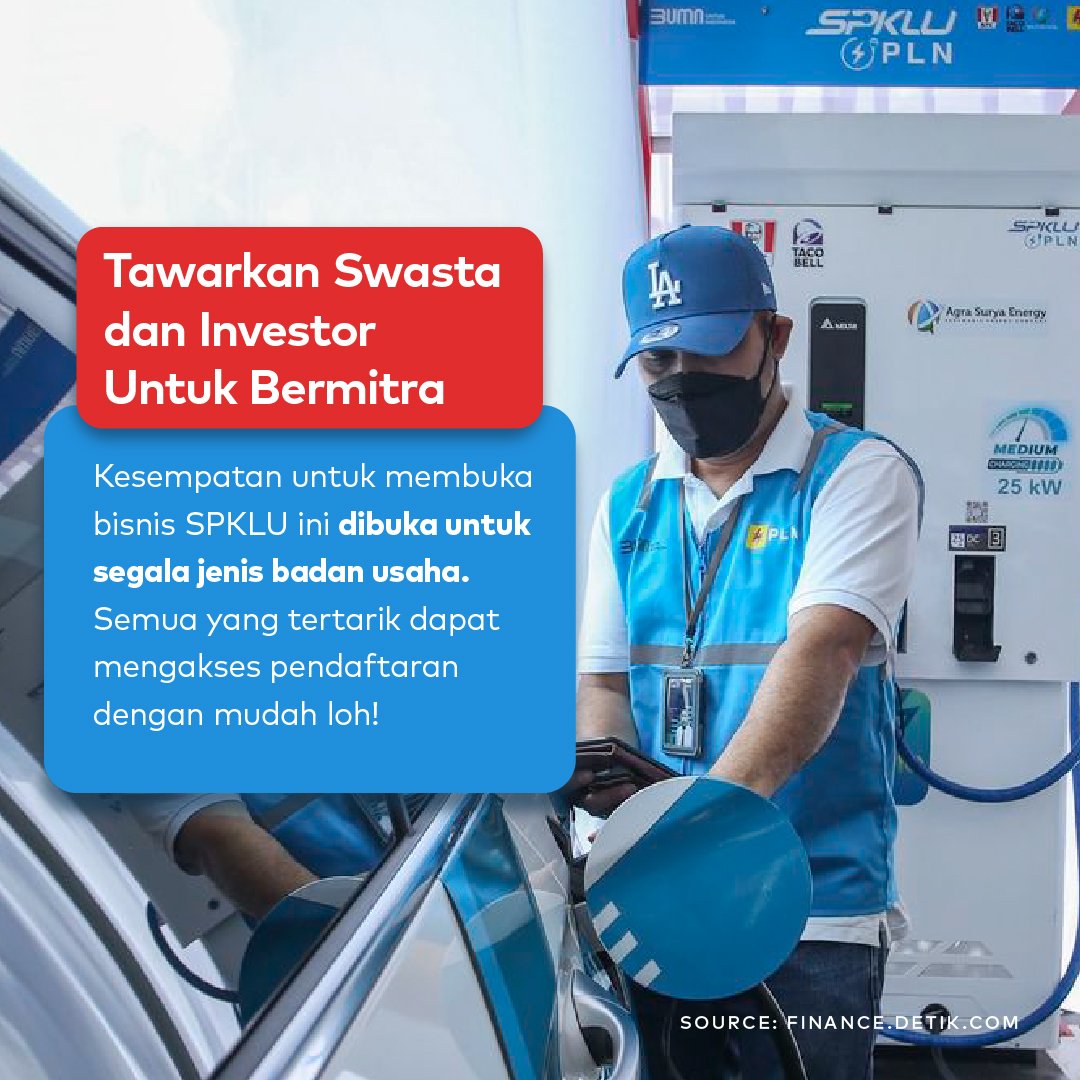 dreamers_lab's tweet photo. Dukung kemajuan ekosistem kendaraan listrik dengan tujuan membuat lingkungan yang lebih bersih &amp; sehat, PLN tawarkan kesempatan bermitra SPKLU dengan mudah! 

Bagaimana menurutmu? Apakah bisnis SPKLU dapat menjadi lahan bisnis yang potensial setelah pandemik berakhir? https://t.co/dW8GE2rkmv