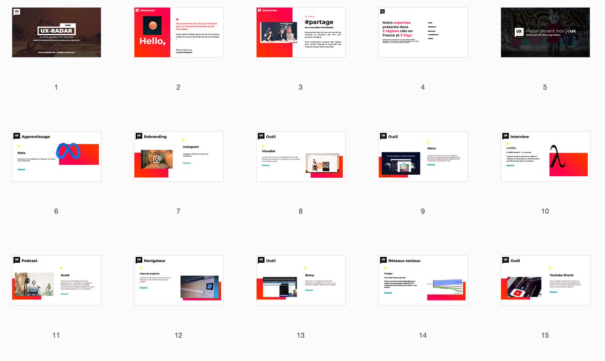 Dernièrement les UX’iens ont partagé beaucoup de liens entre eux du plus utile au plus pratique en passant par le plus étrange. Cette sélection nous souhaitons vous la partager... 
👉 lnkd.in/en-ATMp5
#partage #veille